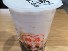 黑糖珍珠牛奶-印茶手作黑糖珍珠奶茶(湖墅南路旗舰店)