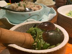 皮蛋青椒擂茄子-炊烟小炒黄牛肉(东庆街店)