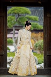 -懿沉香中式嫁衣礼服秀禾服龙凤褂马来褂旗袍总店