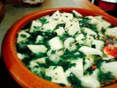 荠菜虾仁嫩豆腐-兰溪小馆(东直门簋街店)