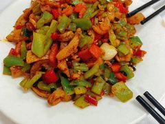 豆豉辣椒炒油渣-新新湘菜馆(新中街二条店)