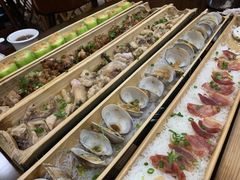 自助取餐区-胡须哥网红竹筒菜