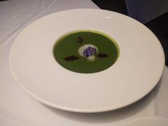 碧绿菠菜蘑菇汤-佐度王子扒房(天鹅湖店)