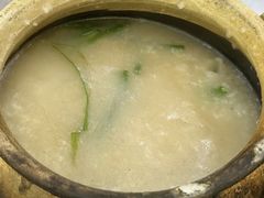 -长城砂煲田鸡粥