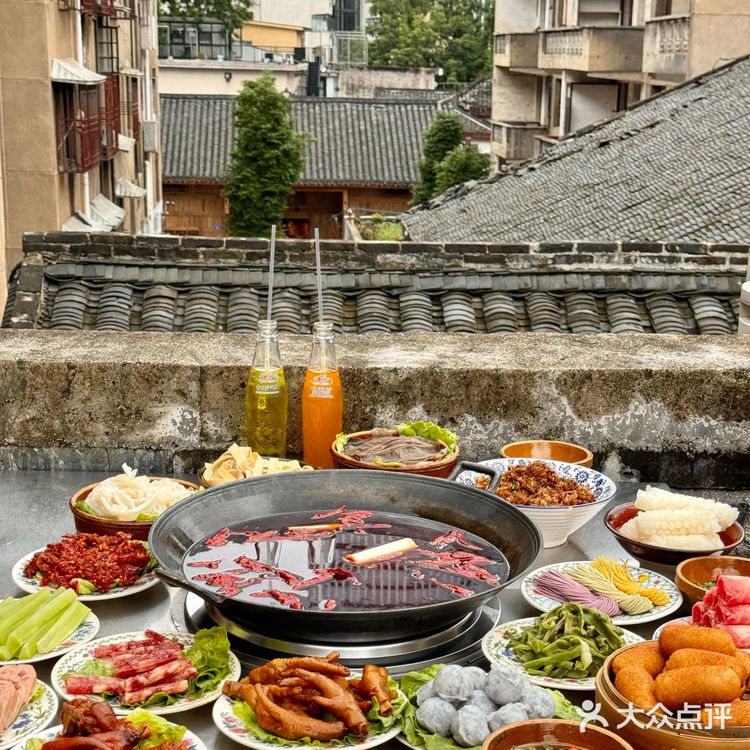 长沙！很有氛围感的天台火锅！！