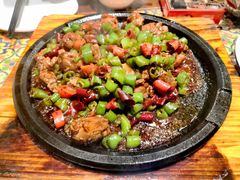家常铁板辣子鸡-城南往事·鲁菜济南菜(软件园美莲广场店)