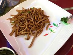 松板肉炒杏鲍菇-快乐海鲜城(虎泉街店)