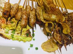 爆汁烤肠-龚海宝· 烧烤· 羊肉原切挂糊更好吃(庄市店)