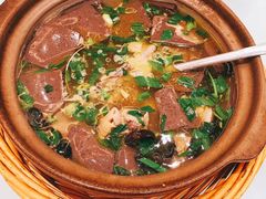 鸭血原味老鸡汤-久宴·天目湖大鱼头(恐龙园店)