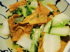 杭白菜炒豆皮-桂花龙井餐厅