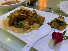 金盏珍菇爆黑椒牛仔粒-清心鸡沙田乳鸽店·非遗传承(石溪店)