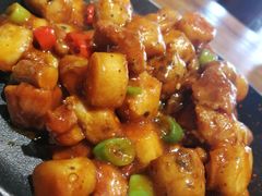 -东来菜馆•手抓海鲜家常菜•海鲜锅贴(鸽子窝店)