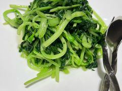 清炒鸡毛菜-北京泰富酒店-柏景轩中餐厅