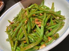 砂窝扁豆丝-鸽子侯·家宴·平价海鲜(市图书馆店)