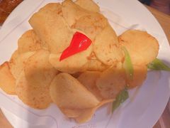 不一样的土豆片-食欲老院子荆芥疙瘩汤(经五路店)