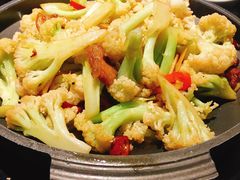 干锅有机菜花-船歌·鱼水饺青岛菜(合肥路永旺店)