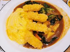 炸虾排咖喱蛋包饭-池奈·咖喱蛋包饭(熙地港店)