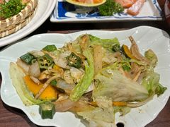 炒蔬菜-翔峰炭火鳗鱼(悦泰街里公寓店)