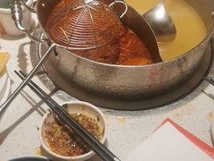 牛杂鸳鸯锅-左庭右院鲜牛肉火锅(环球港店)