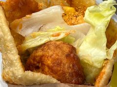 -小红车炸蛋葱油饼
