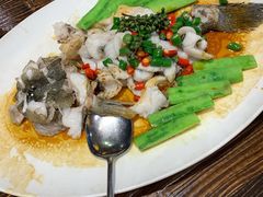 鲜花椒蒸桂花鲈-猪肉婆私房菜(容桂总店)