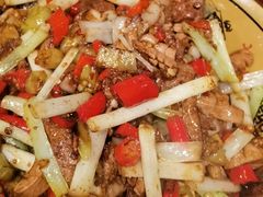 韭黄炒腰肝-肠相汇常德老肠子馆(雨花亭店)