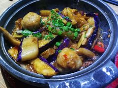 茄子肉丸煲-百福麵家(新馬路店)