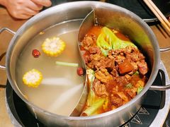 牛腩鸳鸯锅-手选潮汕鲜牛肉火锅(二七广场店)