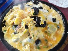 石子摊鸡蛋-北京龙庆四季香农家饭庄·灶台鱼·碳烤虹鳟鱼(龙庆峡店)