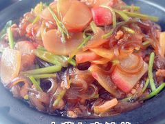 水萝卜肉末炒粉丝-陆壹捌餐厅(五大道店)