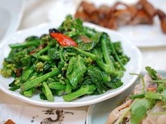 腊香姜汁炒芥兰-渔意楼·驰名沙田乳鸽(五羊旗舰店)