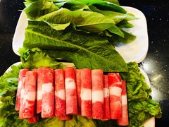 油麦菜-百味源炭火烤翅 ·夜市大排档(酒仙桥店)