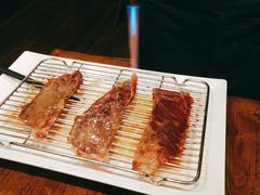 铺天盖地顶级澳牛肉火焰寿司-仙隐小鹿中華の日料(正弘城店)
