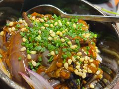 石锅松子茄香-食锦记·福建私房菜(浦西万达店)