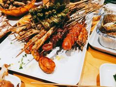 烤羔羊肉串-木屋烧烤(龙湖天街店)