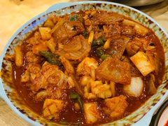 泡菜炒鱿鱼-쌍화점 霜花店·朝鲜族料理(徐家汇店)