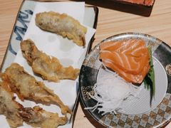 三文鱼腩小刺身-禾绿回转寿司(苏宁广场店)