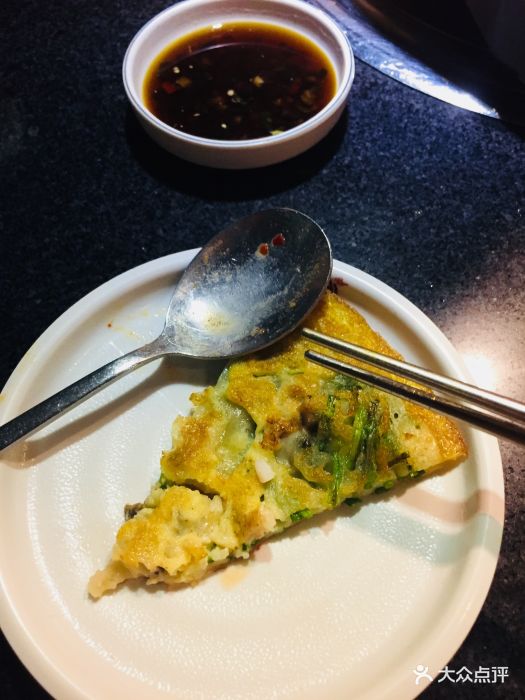 水原王烤肉(世纪公园店)海鲜韭菜饼图片