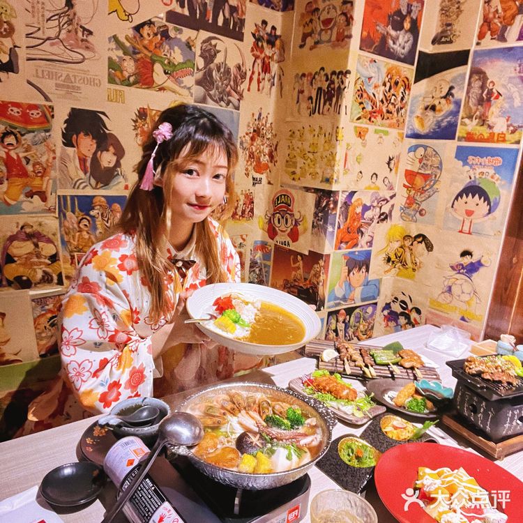 樱花妹妹的仪式感 ‖ 穿着和服恰日料耶✌🏻️