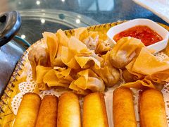 炸牛奶拼炸云吞-阿多私房菜(顺德店)