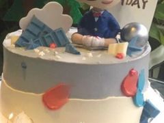 -咖咖熊蛋糕定制·蓝风车动物奶油