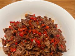 小炒黄牛肉-渔乡米香·剁椒鱼头(四方坪店)