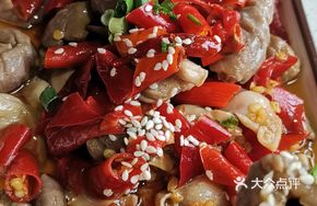 Crispy Pickled Pepper Rabbit Stomach