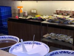 自助调料区-清真盛志望麻酱酿皮·非遗老字号