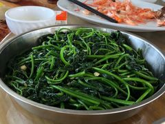 炒番薯叶-恒盛海鲜餐厅