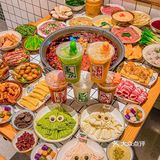 这是什么神仙重庆火锅🔥小怪兽绵绵冰萌炸了