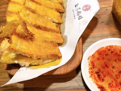 韭黄牛肉锅贴-海荣锅贴馆(五味十字店)