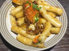 梭子蟹炒年糕-青叶202都市餐厅(迪诺水镇店)