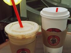 香草拿铁&红茶拿铁-太平洋咖啡(五月花店)