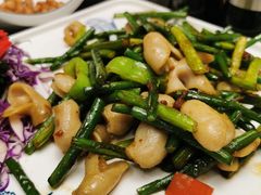 蒜苗炒鱼肚-旺达·福州菜(正大广场店)